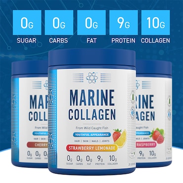 Applied Nutrition Marine Collagen Strawberry Lemonade 300g image 2