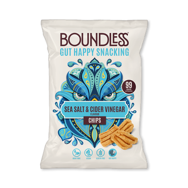 Boundless Sea Salt & Cider Vinegar Activated Chips 80g