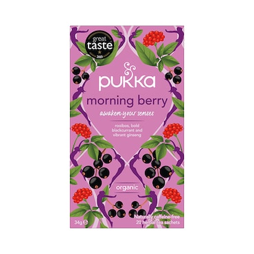 Pukka Organic Morning Berry Tea 20 Teabags image 1