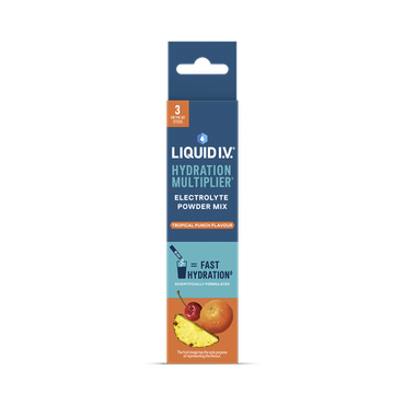 Review of Liquid I.V. Hydration Electrolyte Powder Mix Tropical Punch 3 Sachets
