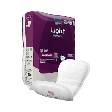 Abena Light Mini Plus 1A, 200ml Absorbency, 16 Incontinence Pads image 2