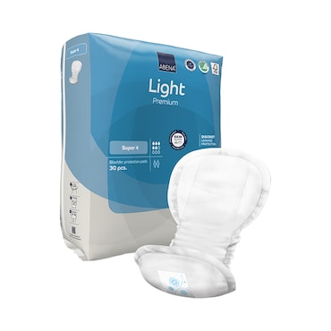 Abena Light Super 4, 850ml Absorbency, 30 Incontinence Pads image 2