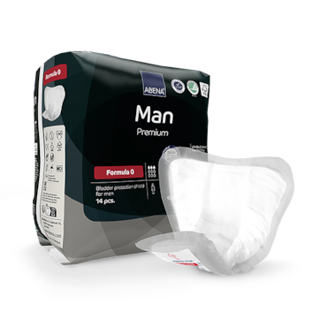 Abena Man Formula 0 Premium, 300ml Absorbency, 14 Incontinence Pads