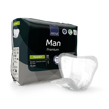 Review of Abena Man Formula 1 Premium, 450ml Absorbency, 15 Incontinence Pads