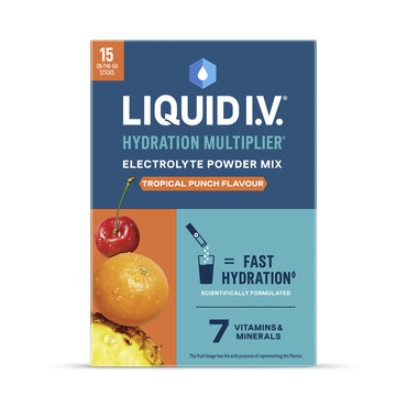 Review of Liquid I.V. Hydration Electrolyte Powder Mix Tropical Punch 15 Sachets