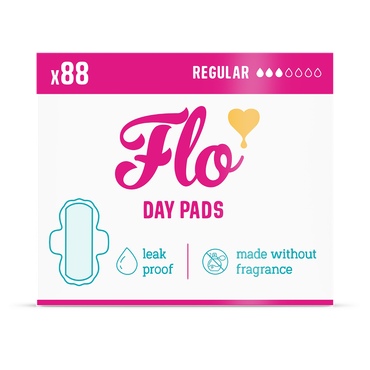 Review of Flo Bamboo Day Period Pads with Wings - Super Absorbent, Soft, Thin (88 Pads)