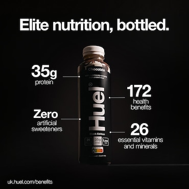 Huel Black Edition 100% Nutritionally Complete Meal Chocolate 500ml image 2