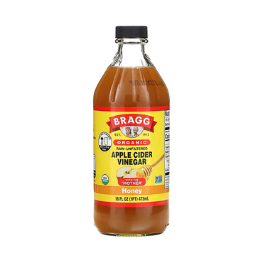 Bragg Organic Honey Apple Cider Vinegar with The Mother 473ml