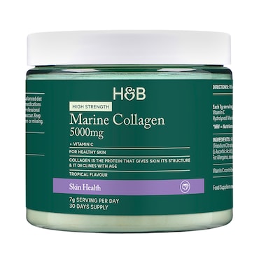 Holland & Barrett Marine Collagen Tropical Flavoured Powder 5000mg 210g image 1