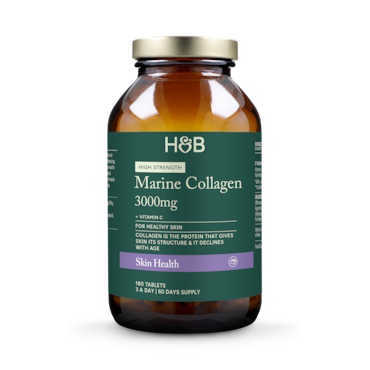 Holland & Barrett Marine Collagen with Vitamin C 180 Tablets image 1