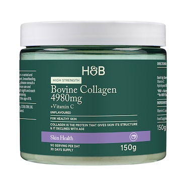 Holland & Barrett Bovine Collagen Unflavoured Powder 150g image 1