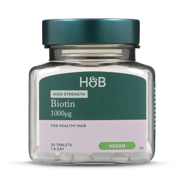 Holland & Barrett Biotin 1000ug 30 Tablets