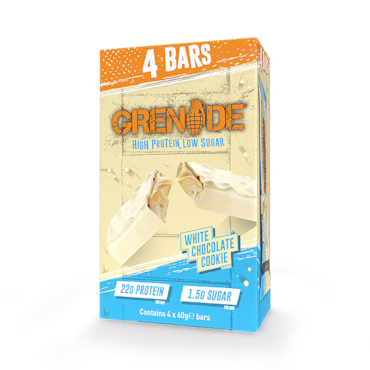 Grenade White Chocolate Cookie Protein Bars 4x 60g