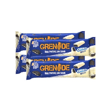 Grenade Oreo White Chocolate Protein Bar 4x 60g image 1