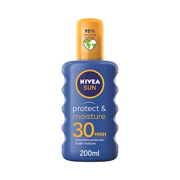 Nivea Sun Protect & Moisture Sun Cream Spray SPF30 200ml image 1