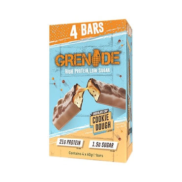 Grenade Cookie Dough Protein Bar 4x 60g image 1