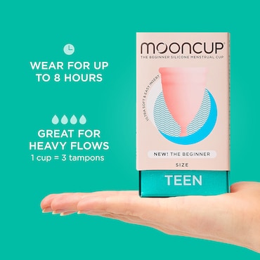 Mooncup Beginner Menstrual Cup Size Teen image 2