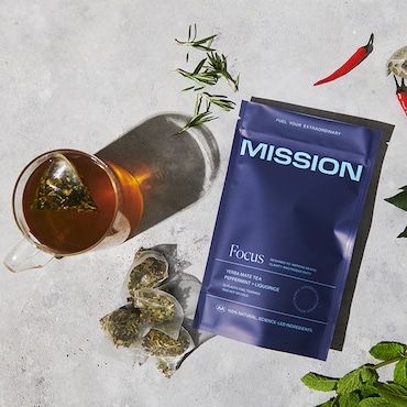 Mission Focus Yerba Mate Tea (Peppermint & Liquorice) 30 Tea Bags image 5