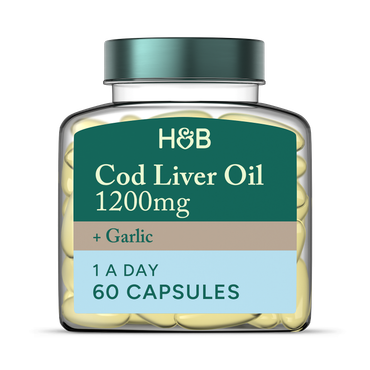 Review of Holland & Barrett Pure Cod Liver Oil & Garlic 60 Capsules