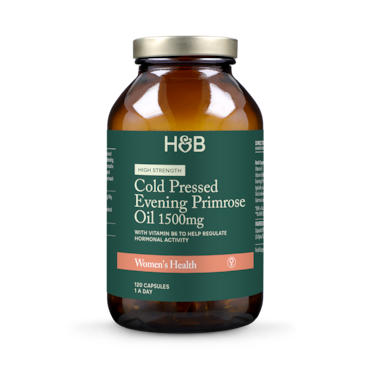 Holland & Barrett High Strength Cold Pressed Evening Primrose Oil 1500mg 120 Capsules image 2