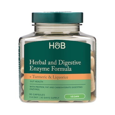 Holland & Barrett Herbal Digestive and Enzyme Formula 90 Capsules image 2