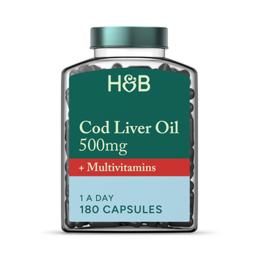 Review of Holland & Barrett Pure Cod Liver Oil & Multivitamins 500mg 180 Capsules
