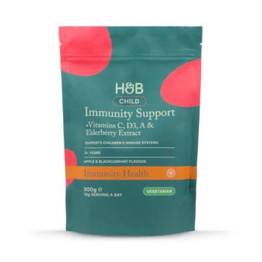 Holland & Barrett Children's Immunity Support Apple & Blackcurrant Flavour Powder 300g image 1