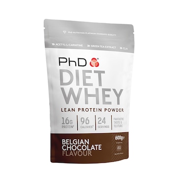 PhD Diet Whey Powder Belgian Chocolate  600g image 1