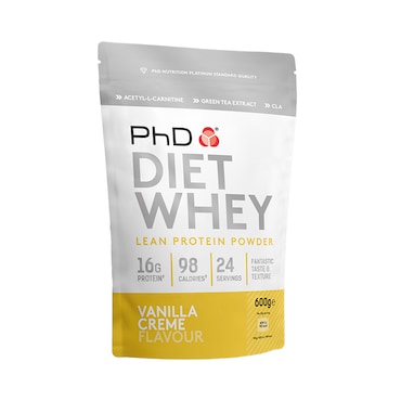 PhD Diet Whey Powder Vanilla Crème 600g image 1