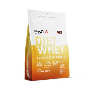 Review of PhD Diet Whey Protein  Powder Vanilla Crème 600g