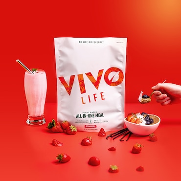 VIVO Life Plant Based All-in One Meal Strawberry 280g image 3