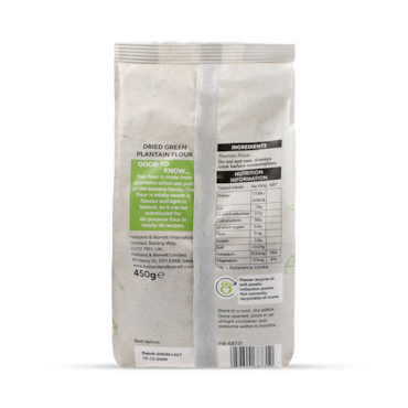 Holland & Barrett Plantain Flour 450g image 2