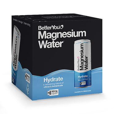 BetterYou Magnesium Still Water Hydrate (Citrus & Botanicals) 4x 250ml