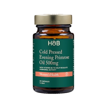 Holland & Barrett Cold Pressed Evening Primrose Oil 500mg 30 Capsules image 1