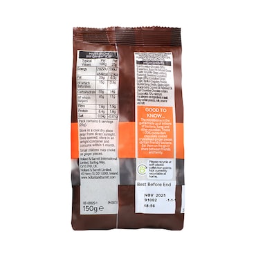 Holland & Barrett Dark Chocolate Crystallised Ginger 150g image 2