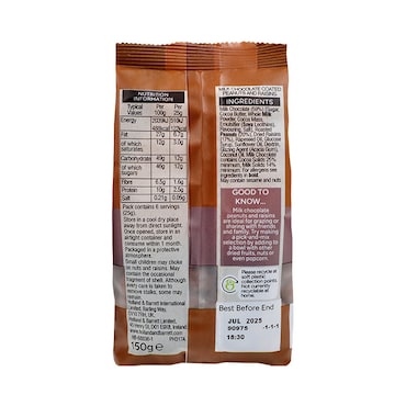 Holland & Barrett Milk Chocolate Peanut & Raisins 150g image 2