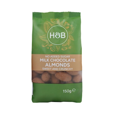 Milk Chocolate Almonds (No Added Sugar) 150g image 1