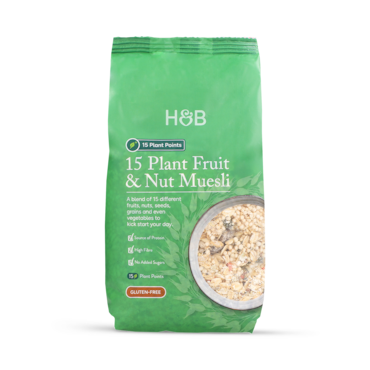 Holland & Barrett 15 Plant Fruit & Nut Muesli 600g image 1