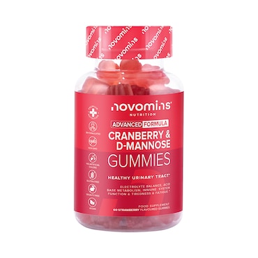 Novomins Cranberry & D-Mannose 60 Gummies image 1