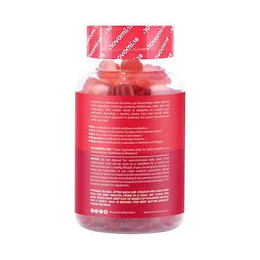 Novomins Cranberry & D-Mannose 60 Gummies image 2