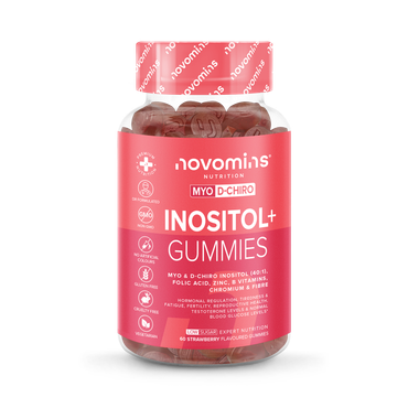 Novomins Inositol+ Strawberry Flavoured 60 Gummies