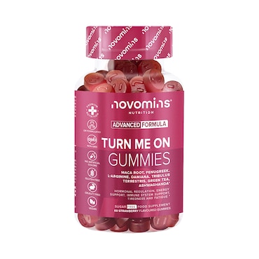 Novomins Libido Strawberry Flavour 60 Gummies image 1