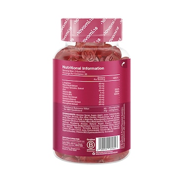 Novomins Libido Raspberry & Peach Flavour 60 Gummies image 3