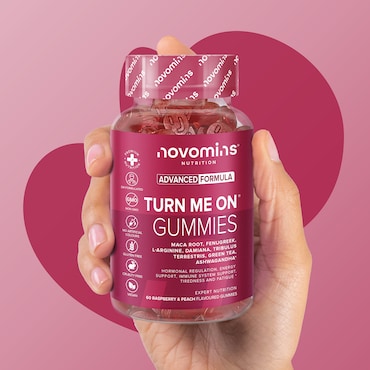 Novomins Libido Raspberry & Peach Flavour 60 Gummies image 7