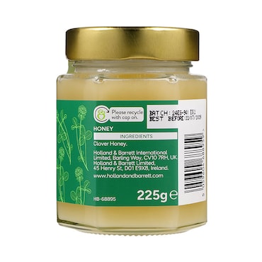 Holland & Barrett New Zealand Clover Honey 225g image 3