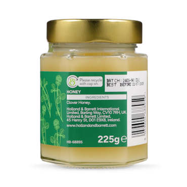 Holland & Barrett New Zealand Clover Honey 225g image 3