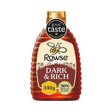 Rowse Squeezy Dark & Rich Honey 340g