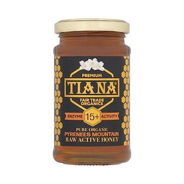 Tiana Organic Pyrenees Mountain Honey (Enzyme Diastase Activity 15+) 250g image 1