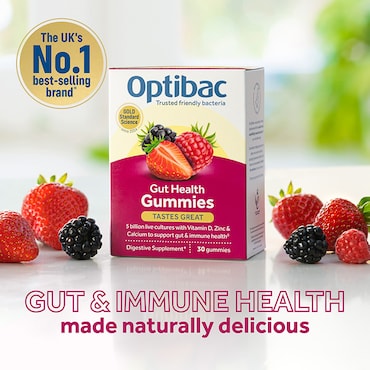 Optibac Gut Health Gummies 30 Gummies image 2