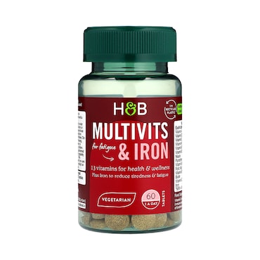 Holland & Barrett Multivitamins & Iron 60 Tablets image 1